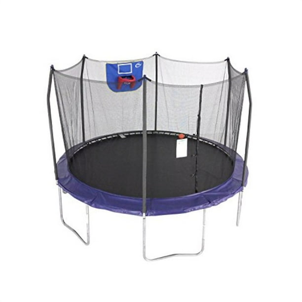 Skywalker Trampolines Jump N' Dunk Trampoline with Safety Enclosure and