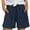 Navy-02, variant on REALiKUN Women Summer Casual Shorts Bowknot Tie Waist Beach Vacation Shorts with Pockets