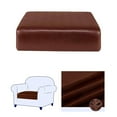 thumbnail image 5 of PU Waterproof Leather Cushion Cover Seat Coat Patio Couch Loveseat Sofa Slipcover Stretch Slipcover for Settee Seat, 5 of 8