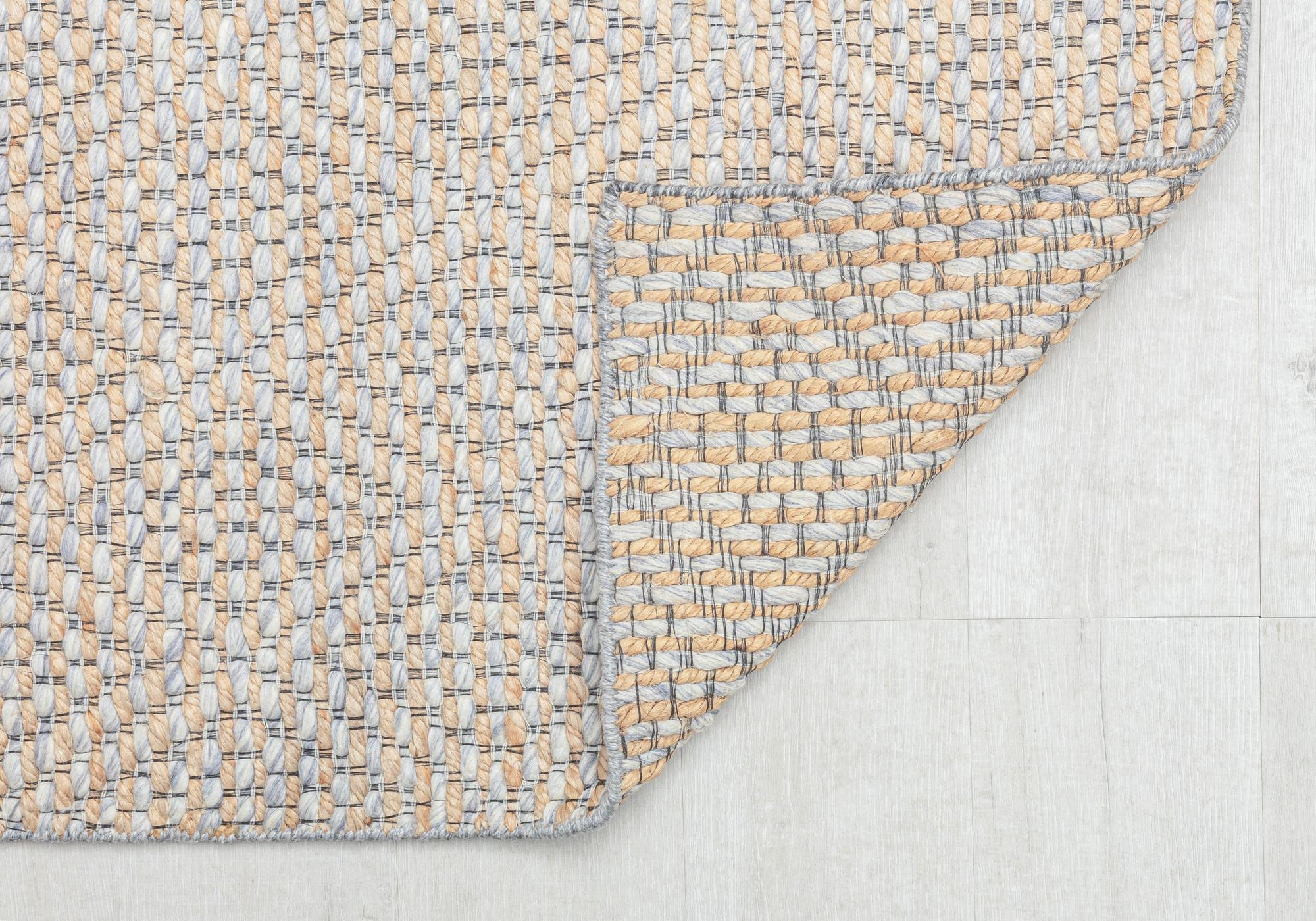 Rugs America Double Diamond DB10A Textured/Diamond Farmhouse Cream Area Rug, 8’0”x10’0”