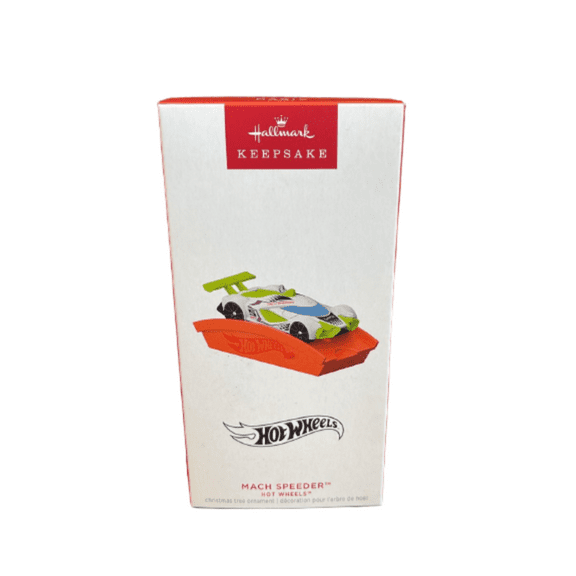 Hallmark 2023 Keepsake Hot Wheels Mach Speeder Christmas Ornament New with Box