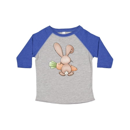 

Inktastic Bunny Rabbit Backside with Carrot Gift Toddler Boy or Toddler Girl T-Shirt