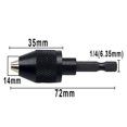 thumbnail image 2 of FOMIYES 1Ud Mandril De Taladro Sin Llave Negro Para Accesorios Resistentes De Maquinaria, 2 of 8