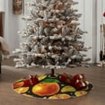 thumbnail image 6 of Bingfone Christmas Tree Skirt Mat Christmas Decoration Interior 36"-Tangerine, 6 of 8