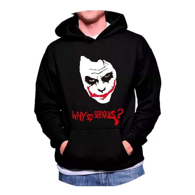 Sudadera Negra Guasón Joker Hombre