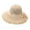 Beige, variant on SPRING PARK Sun Visors for Women Hollowed out Sun Hat Beach Sun Hats Packable Straw Cap
