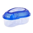 thumbnail image 2 of 1 Pce Boîte d'Élevage de Tortues en Plastique avec Couvercle à Poignée et Plateforme de Séchage Taille g, 2 of 9