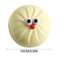 thumbnail image 2 of EGNMCR Home Decor, Room Decor, Wall Decor Cute Bun-shaped Toy Slow Rising Stress Relief Food Simulation Fidget Toy Funny Face Decompression Toy Soft Squeezes Bun Stress Ball stress ball, 2 of 7