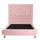 thumbnail image 3 of Box Base Cama Matrimonial + Cabecera Mary Rosa Dicasa Pink, 3 of 8