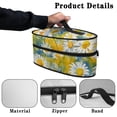 thumbnail image 5 of HELLHERO Handheld Steamer Iron Storage Bag Durable Handheld Travel Steamer Organizer Zipper Daisy(Bag Only), 5 of 6