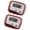 Red, variant on Simple Electronic Walking Pedometer Accurately Fitness Trackers Outdoor Small Digital Accurately Sports Pedometer