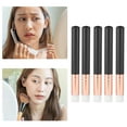 thumbnail image 5 of Unique Bargains 5 Pcs Travel Blending Makeup Brush Set Foundation Contour Concealer Blusher Brush 10.3x1.4cm Black, 5 of 6