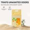 thumbnail image 3 of PURPURLAND Tofu Cat Litter -8.8/17.6LBS (2/4Packs) Corn Starch Blend, Flushable & Dust-Free, Quick Clumping, Superior Odor Control, Unscented, Low Tracking Pellets, Lightweight, 3 of 6