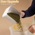 thumbnail image 3 of xianlin-4-Piece Cereal Storage Pouches(2.5L),Sealable Zip lock Cereal Storage Containers with Lids.Reusable Sealable Bags For Kitchen Organization Beans, Rice, Oatmeal, Grain, Flour, Barley., 3 of 4