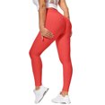 thumbnail image 4 of Women Scrunch Butt Lifting Workout Leggings Textured High Waist Anti Cellulite Yoga Pants, 4 of 6