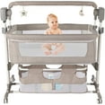 TFCFL Electric Baby Bedside Sleeper,Automatic Cradle with 3