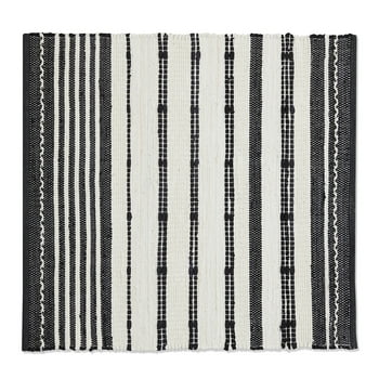Better Homes & Gardens Black & White Striped Accent Rug, 30" x 46"