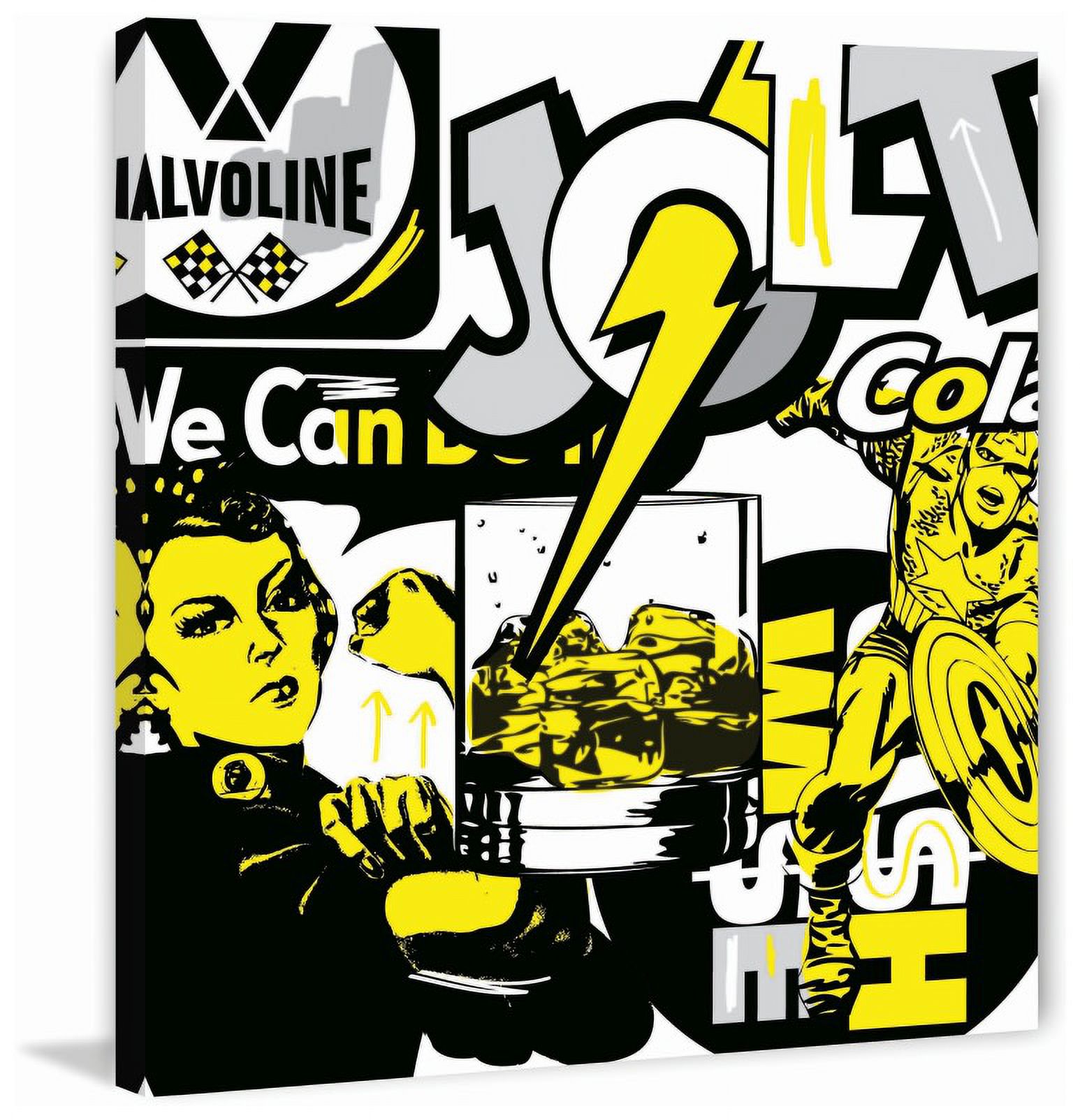 Marmont Hill "Jolt 1" Print on Canvas