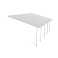 thumbnail image 2 of Palram - Canopia Feria 13' x 26' Polycarbonate/Galvanized Steel Patio Cover - White/Clear, 2 of 10