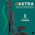 thumbnail image 2 of Mubson Silla de Oficina Premium Ultra Ergonómica de Malla Astra Negra, 2 of 7