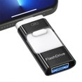 thumbnail image 3 of USB Stick for Phone, 3 in 1 Memory Stick Flash Drive for Phone/Pad/Android/Computer/Laptop/PC, 3 of 5