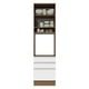 thumbnail image 4 of Mueble de Cocina Para Horno Madesa Glamy 60 cm 1 Puerta y 3 Cajones Marrón/Blanco, 4 of 5