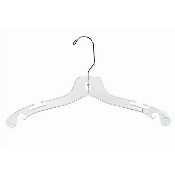 Children's Clear Plastic Dress Hanger - 14" (25)