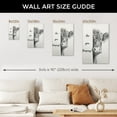 thumbnail image 7 of WFSposter Black and White Framed Canvas Print Bathroom Decor Wall Art Highland Cow Bathroom Wall Art,12x16In, 7 of 7