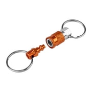 Freeman Pull-Apart Coupler Keychain with 2 Split Rings (3-Pack)