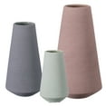 thumbnail image 2 of Decorative Ceramic Round Cone Shape Centerpiece Table Vase, 2 of 8