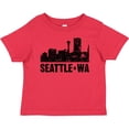 thumbnail image 3 of Inktastic Seattle Skyline Grunge Boys or Girls Baby T-Shirt, 3 of 5