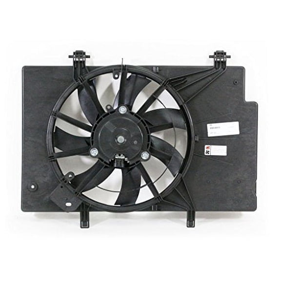Dual Radiator and Condenser Fan Assembly - Cooling Direct Fit/For FO3115186 11-19 Ford Fiesta Sedan Hatchback