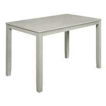 New Classic Pascal 59" 5-Piece Wood/Fabric Counter Set w/ 4 Chairs in Driftwood