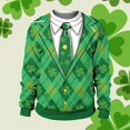 thumbnail image 2 of PMUYBHF Homme Hommes Chandails à Capuchon Chandail Homme Printemps et Automne Grande Fleur Tout Imprimé Manches Longues Col Rond Sans Capuche Floral Tendance Mode Chandail de Base Chandails pour Hommes Chandail à Capuchon Fermeture Éclair devant, 2 of 7