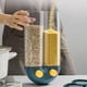 thumbnail image 3 of Dispensador de granos y alimentos secos de doble montaje en pared para el hogar, la cocina, el desayuno, las mascotas, Grande, 3 of 7