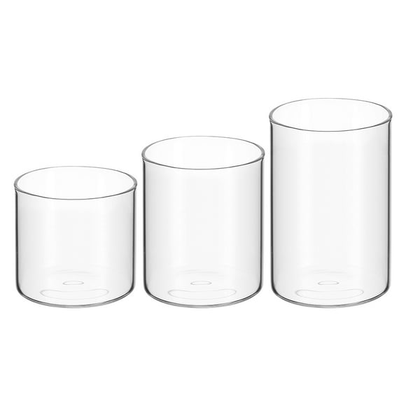 portavelas votivas de vidrio transparente para velas de té, portavelas DIY, portavelas perfumado, portavelas