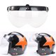 thumbnail image 4 of Lente de Visera Abatible de Estilo Vintage Sunnimix para Motocicleta de 3 Botones, 4 of 8