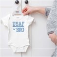 thumbnail image 5 of US Air Force USAF Bro Brother Bodysuit Jumper Boys Infant Baby Brisco Brands 12M, 5 of 6