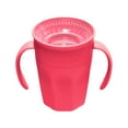 thumbnail image 3 of Dr. Brown's Milestones Cheers 360 Cup Spoutless Transition Cup with Handles for Easy Grip & Leak-Free Learning, Pink, 7 oz/200 mL, 6m+ (Colors May Vary), 3 of 12
