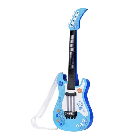 Kids Little Guitar with Rhythm Lights and Sounds Fun Educational Musical Instruments Electric Guitar Toy