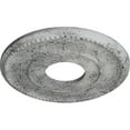 thumbnail image 3 of Ekena Millwork 12 1/2"OD x 3 7/8"ID x 3/4"P Bradford Ceiling Medallion (Fits Canopies up to 6 5/8"), Hand-Painted Ultra Pure White Crackle, 3 of 6