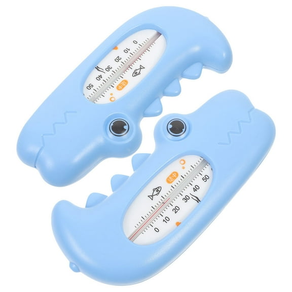 RENACLIPY 2pcs Thermometer Bath Sky Blue PP for Parents and Infants Bathing