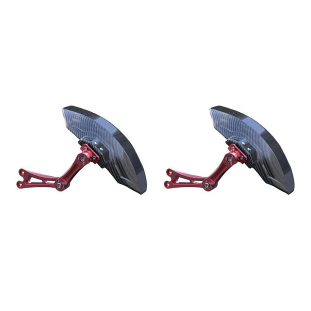 Baohd Carbon Fiber Motorcycle Rear Wheel Fender Mudflap for Niu Technologies Stylish and Durable 1st gens red 2Set