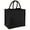Black, variant on Westford Mill Jute Mini Tote Shopping Bag (14 Liters)