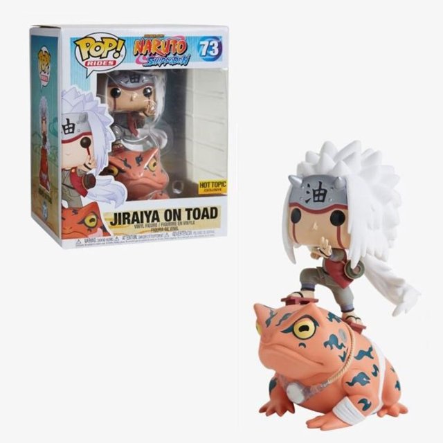 Figuras de acción de Anime NARUTO JIRAIYA ON TOAD, modelo de colección de vinilo, juguetes para niños, regalo de Navidad Fivean Figuras de anime