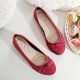 thumbnail image 3 of Women's Wide Width Ballet Flats - Round Toe Office Dressy Casual Shoes, 3 of 6