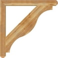 thumbnail image 3 of Ekena Millwork 4"W x 42"D x 42"H Funston Craftsman Rough Sawn Bracket, Western Red Cedar, 3 of 4