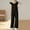 Black, variant on Delliss Girls Wide Leg Overalls Kids Cute Casual Ruffle Sleeve Crew Neck Loose Jumpsuit With Pockets 5-15 Years