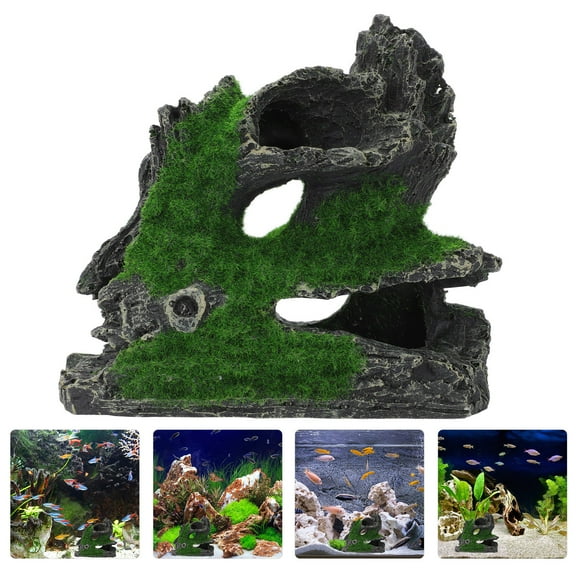 MERRYHAPY Aquarium Decor Fish Tank Landscaping Ornament Resin 1Pack