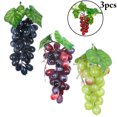 thumbnail image 3 of 3 Bunches Artificial Grape Lifelike Decorative Artificial Fruit Photography Prop, 3 of 9